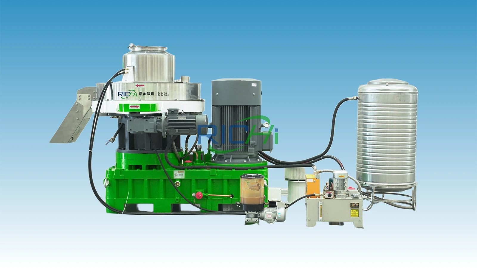 Richi vertical ring die pellet mill