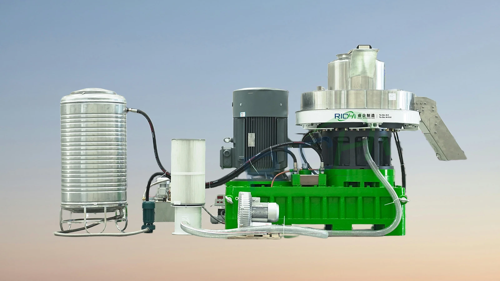 RICHI vertical wood pellet production machine
