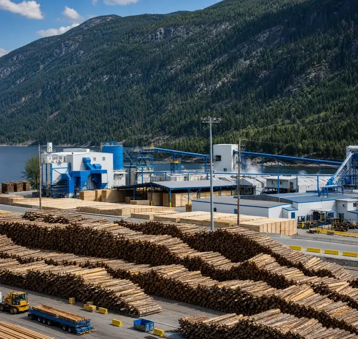 20-40 T/H Vertical Biomass Pellet Production Line