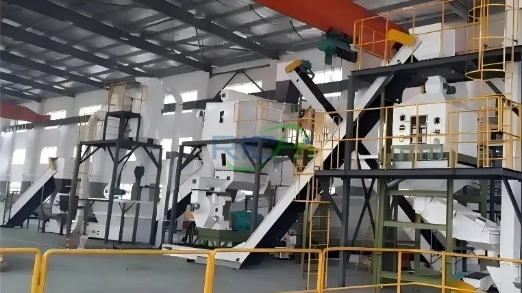 5-6 T/H cow dung pellet making machine for Sale Russia