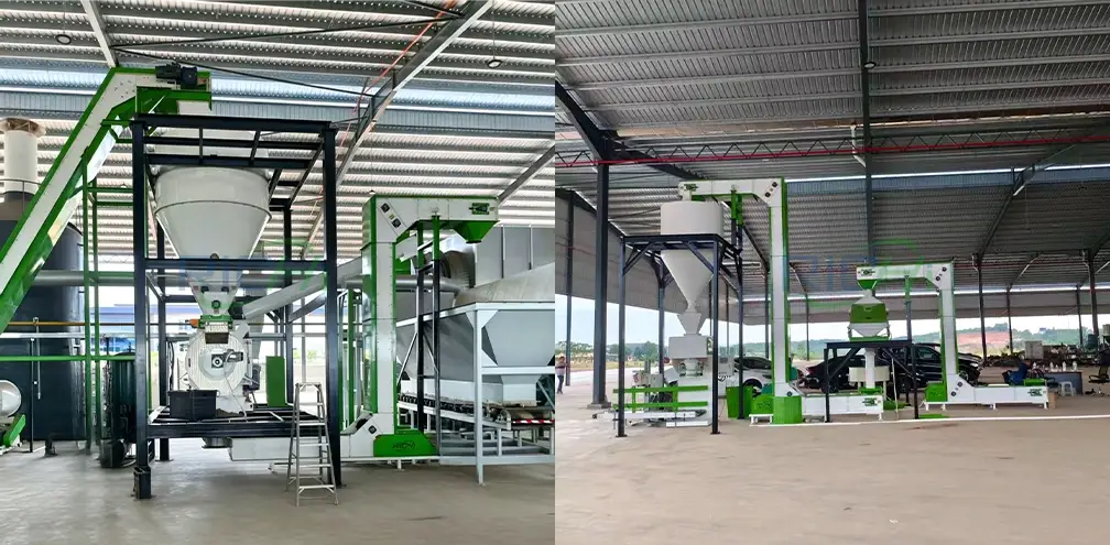 linea di produzione di pellet di fertilizzante organico