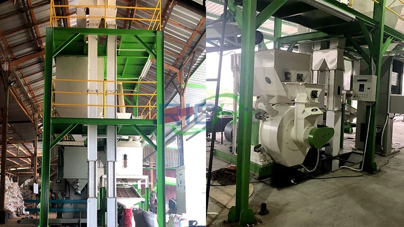 1.5-2 T/H Bamboo Waste Pellet Mill For Sale Indonesia