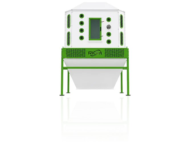 Pellet cooling machine