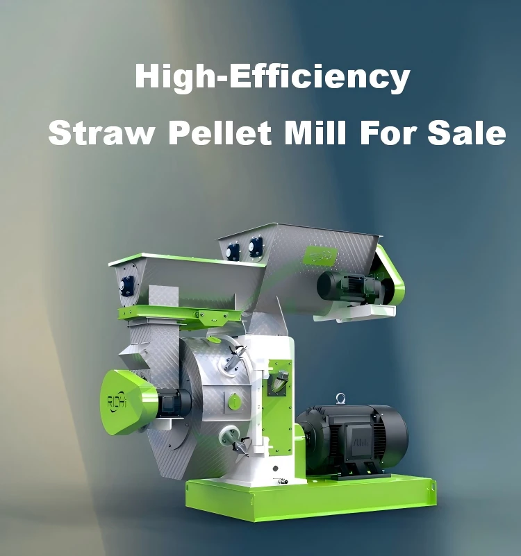 high-efficiency straw pellet mill for sale