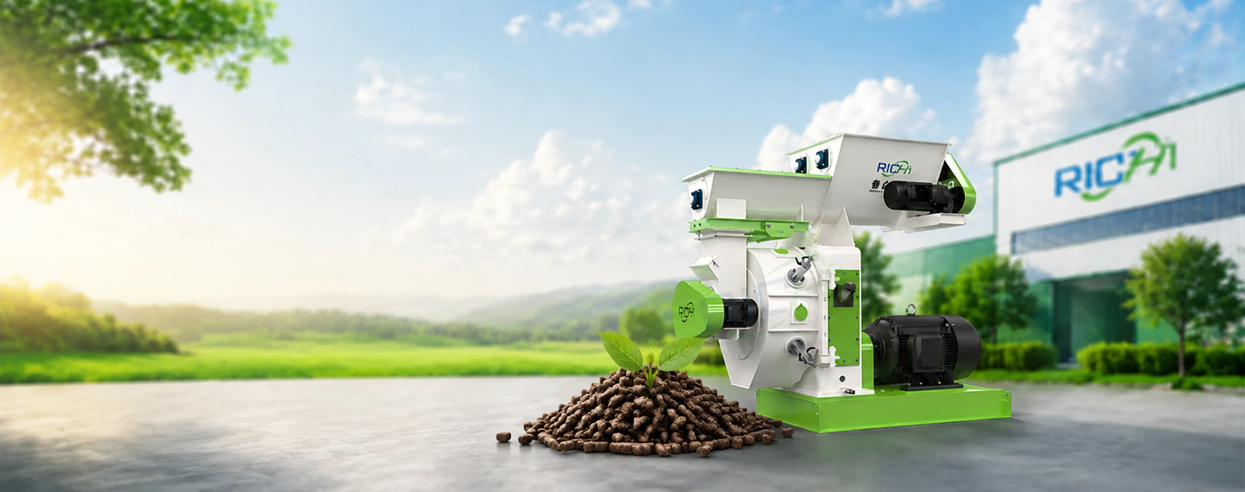 organic fertilizer pellet making machine banner