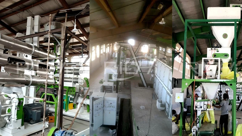 İran 1,5-2 T/h Batırmalı Balık Yemi Üretim Makinesi