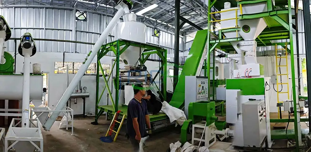 Philippine fish feed production line