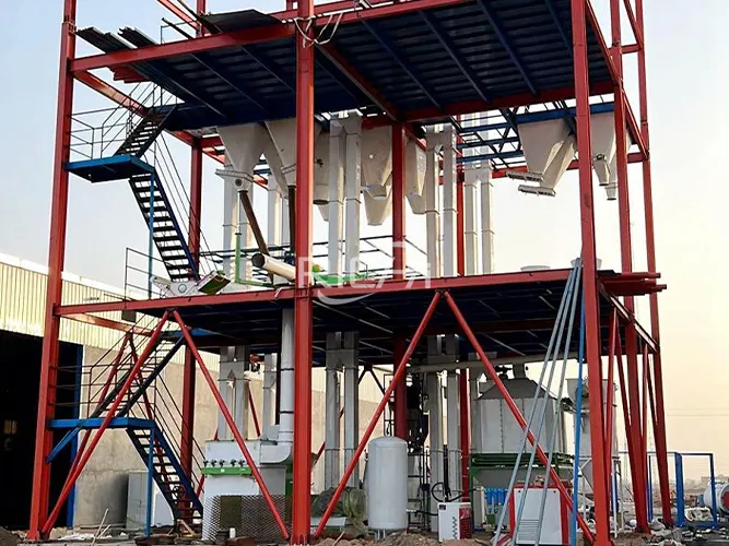 10-15TPH Chicken Feed Maker Machine Exported Saudi Arabia
