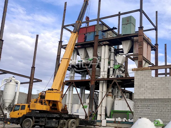 10-12 T/H Chicken Food Machine Exported Uzbekistan