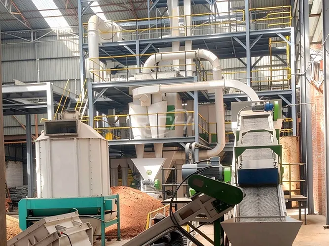 5-6 T/H Chicken Food Machine Exported Russia