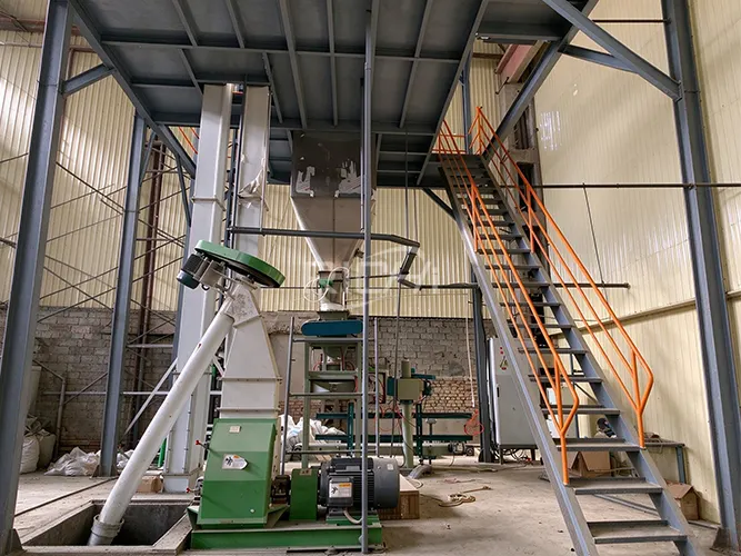 5-6 TPH Poultry Mash Feed Plant in Kyrgyzstan