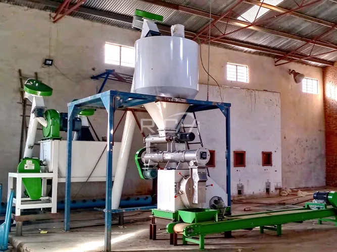 0.8-1 T/H Small Scale Poultry Feed Mill for Sale Venezuela